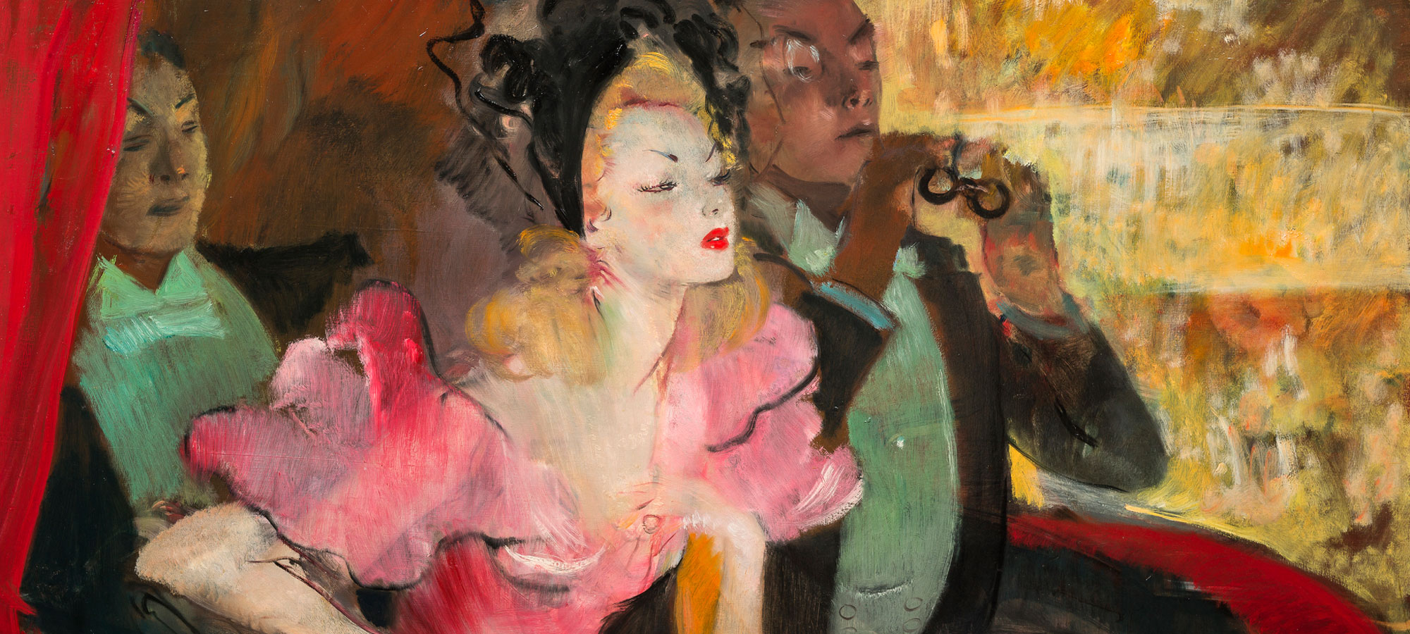 Jean-Gabriel Domergue à la galerie de Souzy