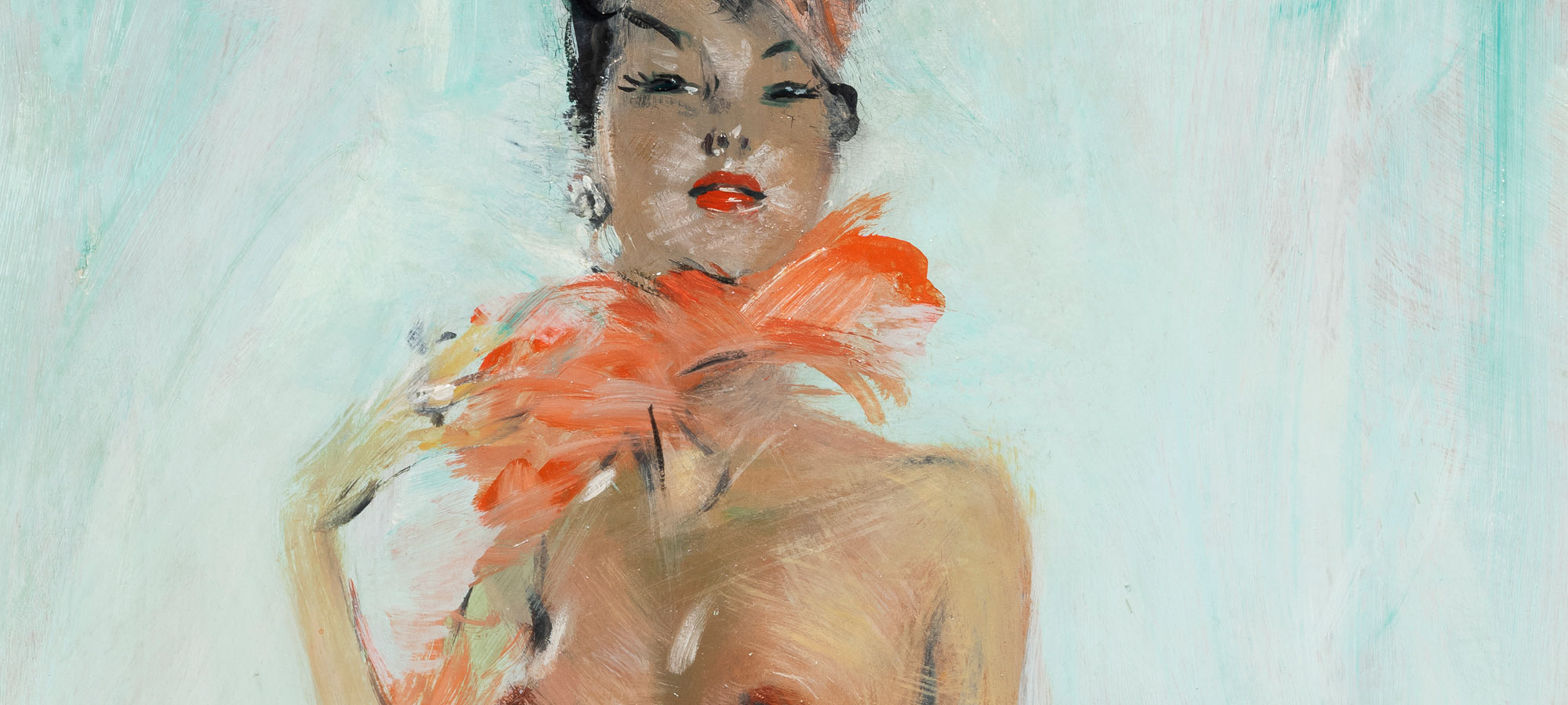 Jean-Gabriel Domergue à la galerie de Souzy